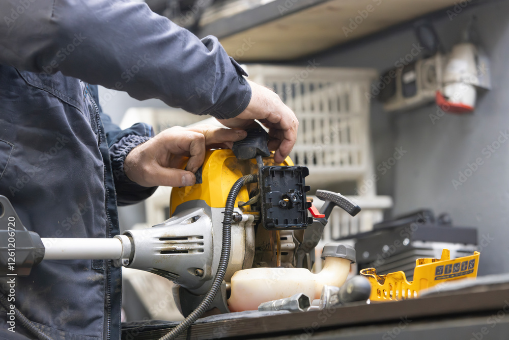 regular service check of the mower before spring regular service check of the mower before spring