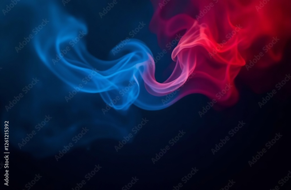Colored blue pink Smoke Cloud, abstraction Background illustration AI Generative Colored blue pink Smoke Cloud, abstraction Background illustration AI Generative