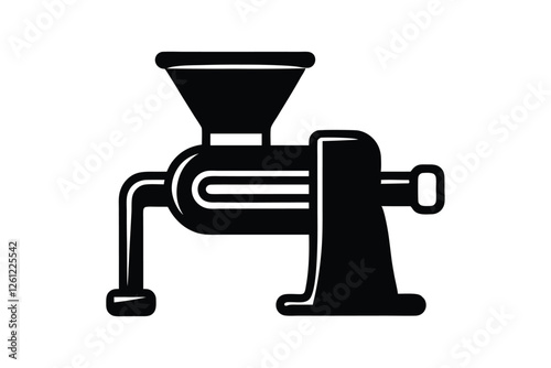 meat grinder vector icon.eps