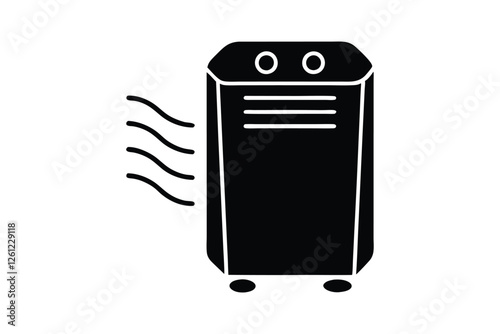 air purifier vector icon.eps