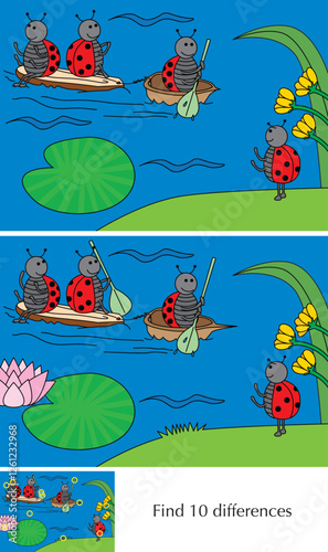 Find 10 differences