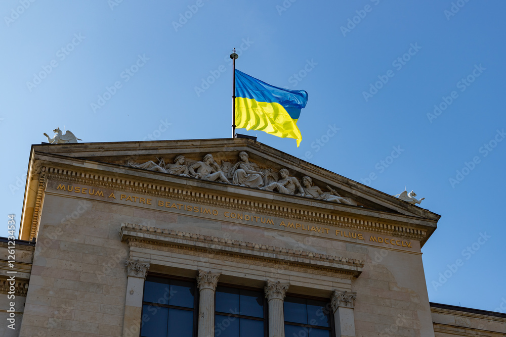 Neues Museum - Ukrainian Flag