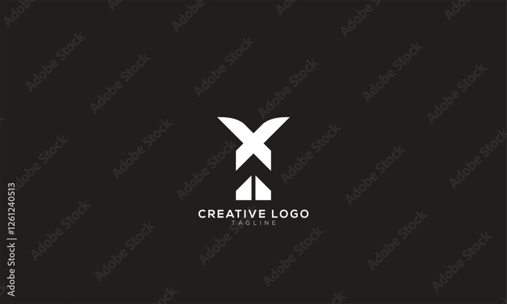 XA AX XN NX Abstract initial monogram letter alphabet logo design XA AX XN NX Abstract initial monogram letter alphabet logo design