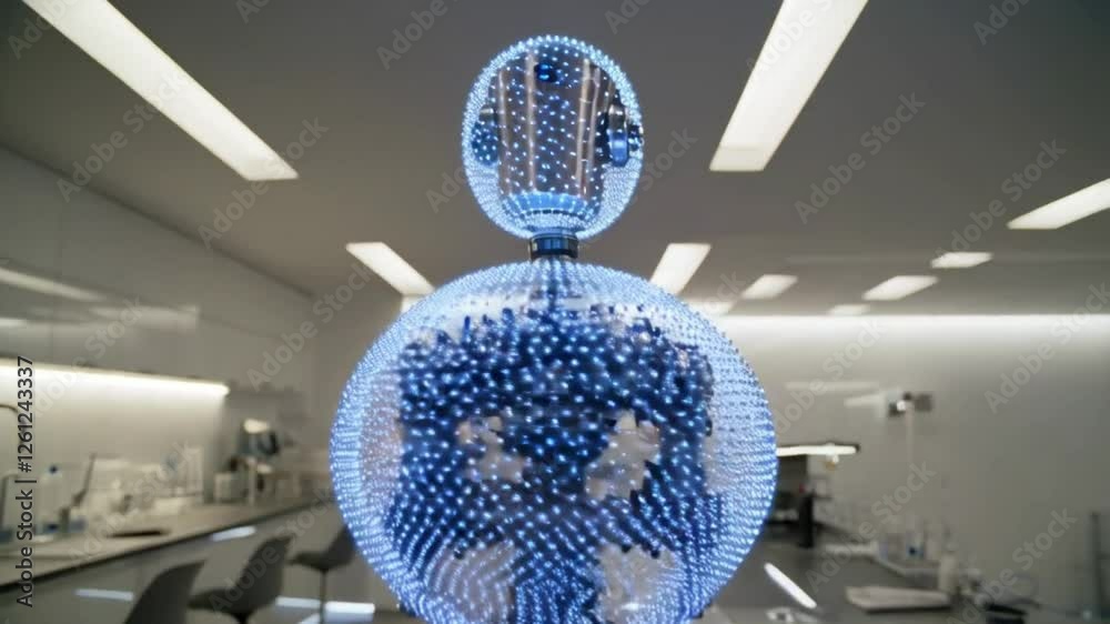 A self,repairing AI,powered robot that automatically fixes its own malfunctions using nanotechnology .
