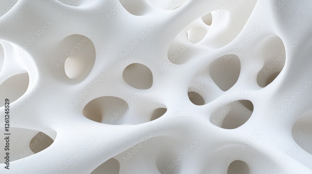 Abstract White Cellular Structure (2) Abstract White Cellular Structure (2)