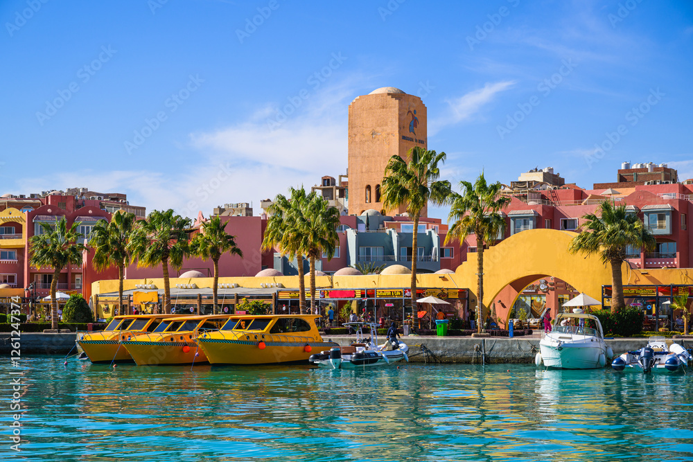 Hurghada Marina, Hurghada, Red Sea, Egypt