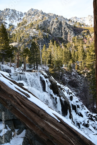 winter in the mountains photo