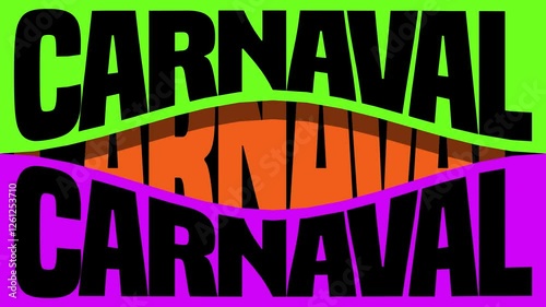 Carnaval Lettering Animation 