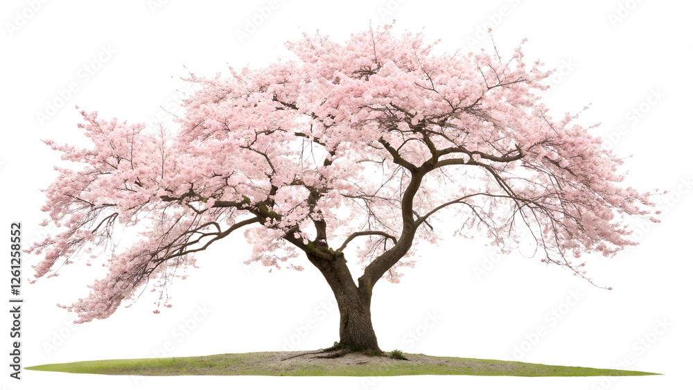 Cherry blossom tree in full bloom displays beauty Cherry blossom tree in full bloom displays beauty