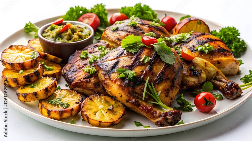 Grilled Chicken with Pineapple and Salsa Verde Grilled Chicken with Pineapple and Salsa Verde