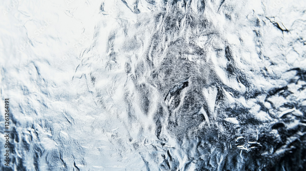 Fototapeta premium Silver metallic texture with soft gradient light creating a luxurious background effect