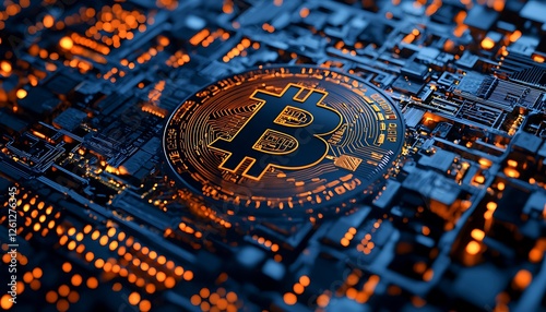 Communication technology for global business and telecommunication, featuring IoT, blockchain, and cryptocurrency