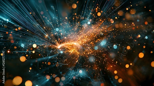 Communication technology for internet business, global network and telecommunication, IoT, and Earth connectivity