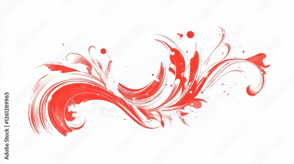 Red 100 with swashe line art design vector illustration on transparent background Red 100 with swashe line art design vector illustration on transparent background