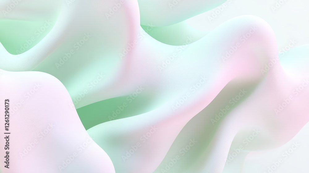 Fototapeta premium Fluid motion abstract art digital space visual design soft colors artistic perspective modern aesthetics for seo impact