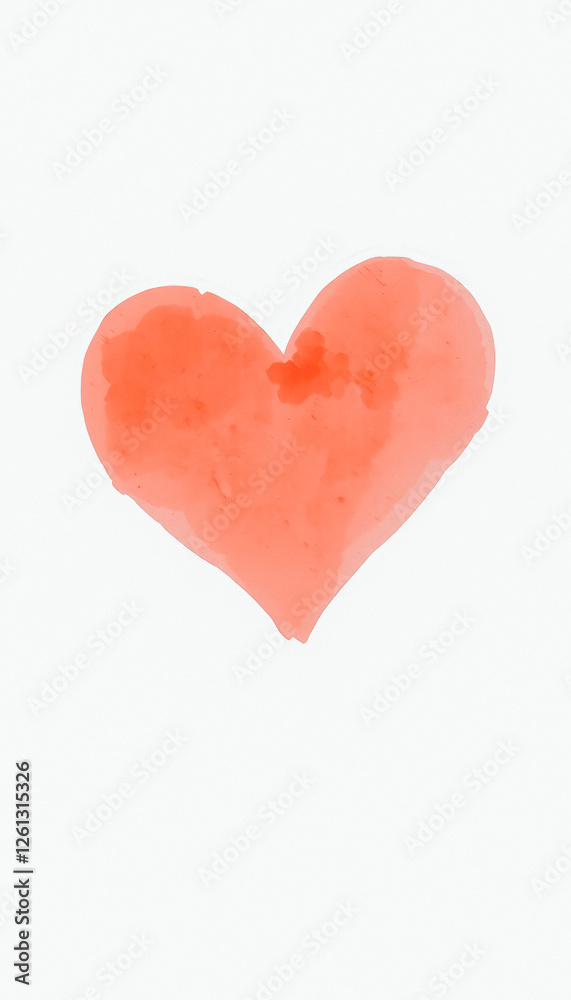 A delicate watercolor heart illustration painted in soft pastel tones, symbolizing love and tenderness for Valentine's Day. A delicate watercolor heart illustration painted in soft pastel tones, symbolizing love and tenderness for Valentine's Day.