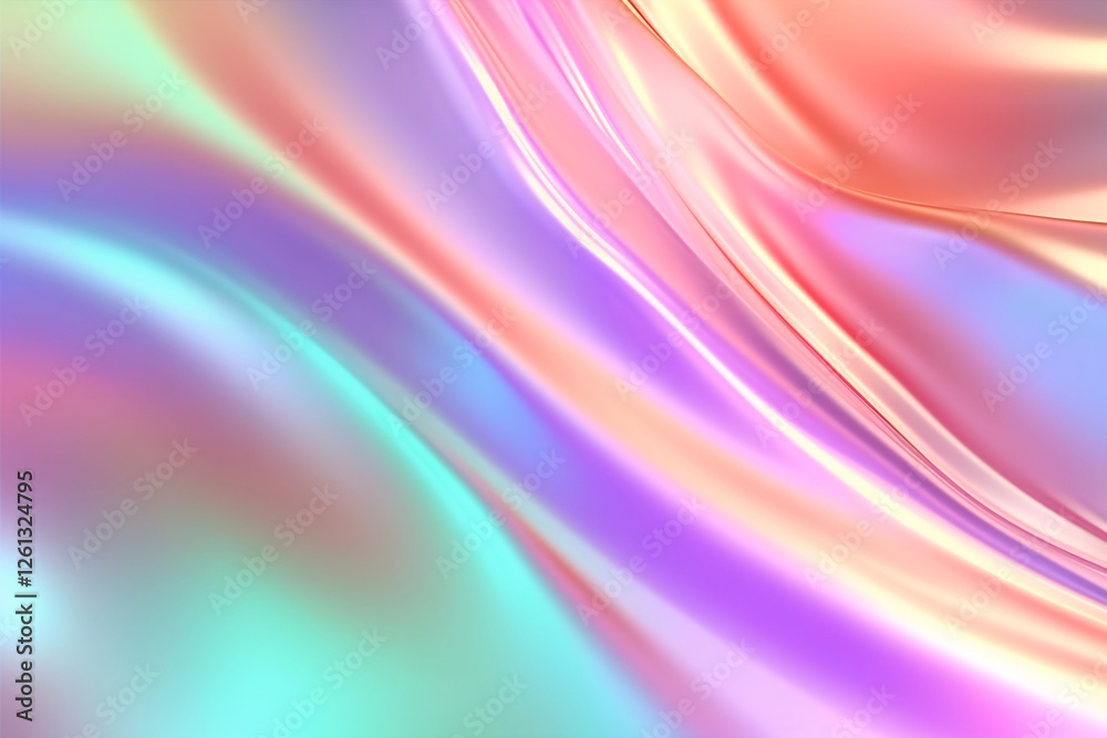 Obraz premium Pastel wave patterns