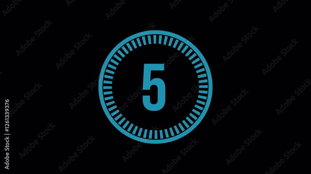 10 second countdown timer animation, hundred seconds timer countdown animation on black background