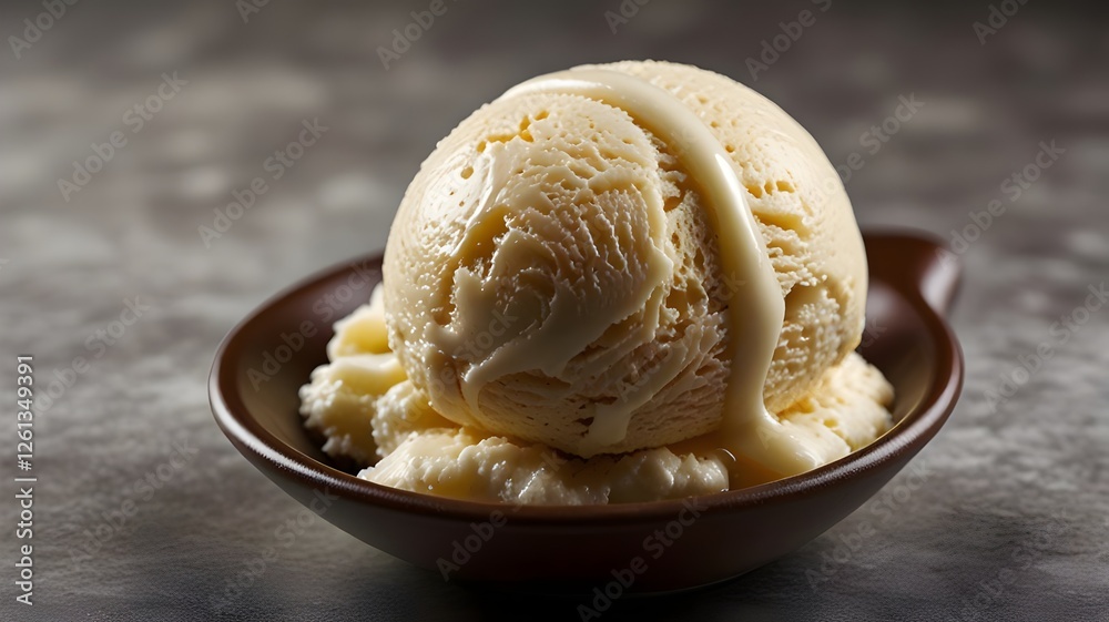 Vanilla Ice Cream Scoop