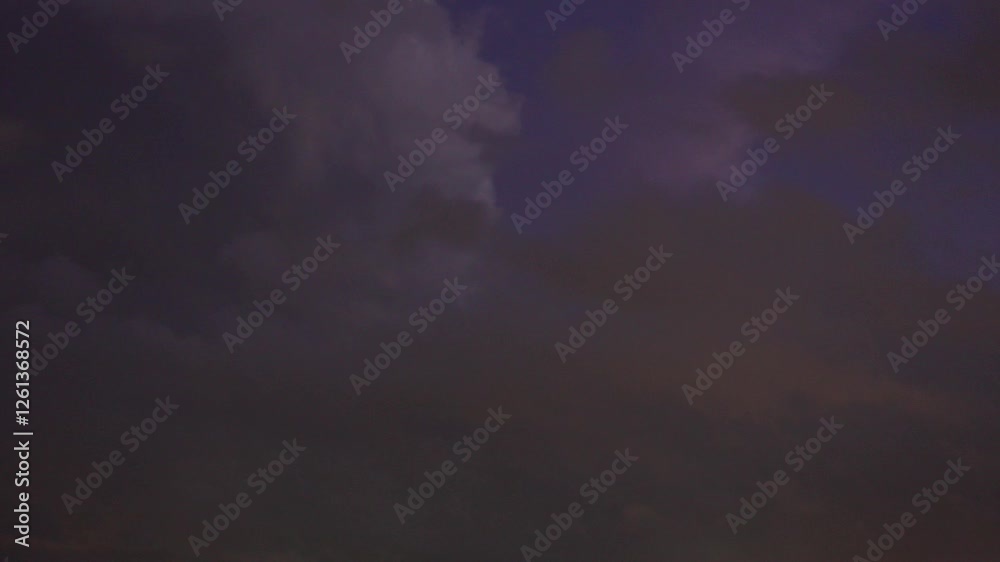 Timelapse of Evening Storm Clouds Moving Rapidly in the Sky Timelapse of Evening Storm Clouds Moving Rapidly in the Sky