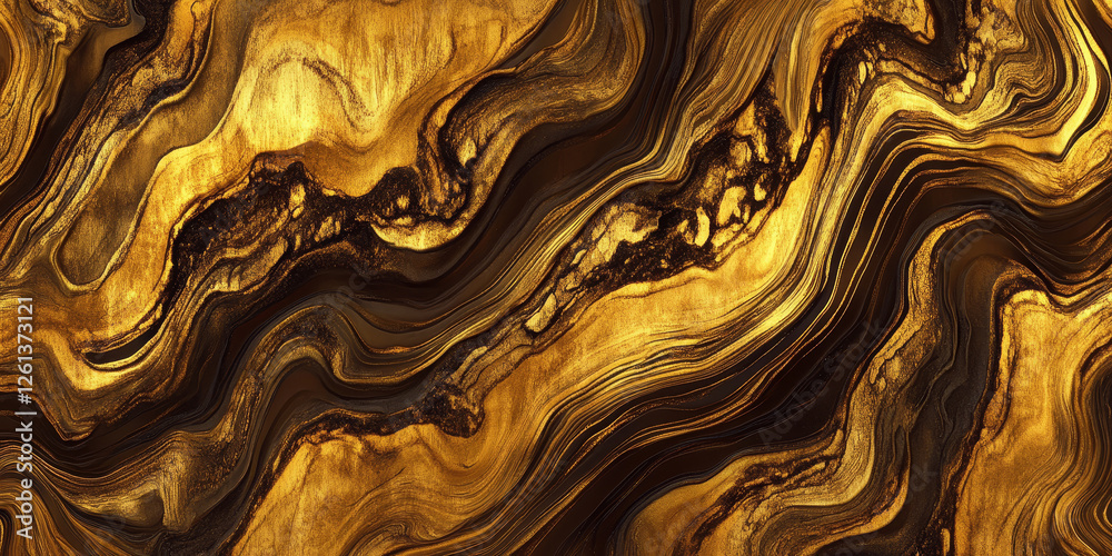 Fototapeta premium Vintage gold, old gold patina, yellow texture, abstract background.