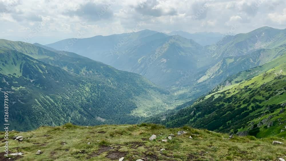 Panoramic view of the Tatra Mountains, Poland Panoramic view of the Tatra Mountains, Poland