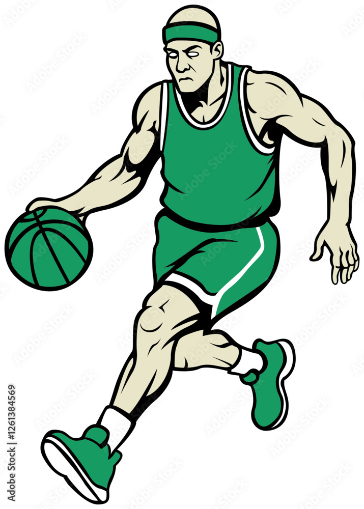 Basketball Player Sports Logo Basketball Player Sports Logo
