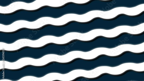 Abstract Wavy Pattern with Alternating Stripes