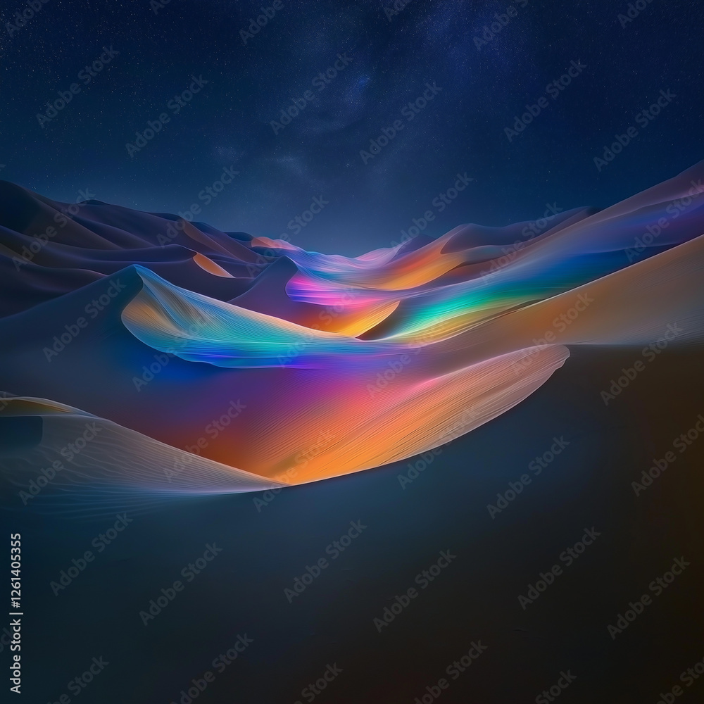 Obraz premium rainbow in the desert