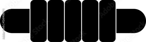 Cricket bails silhouette vector
