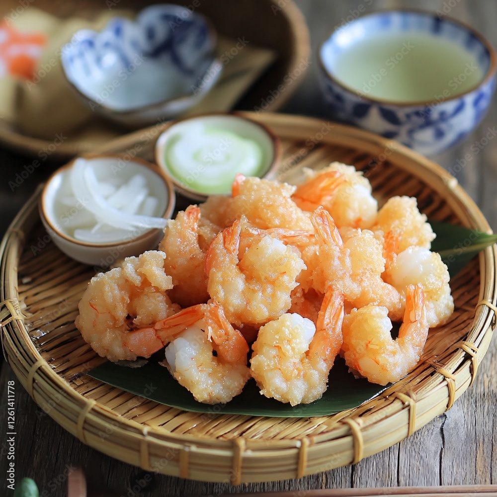shrimp on a plate shrimp on a plate