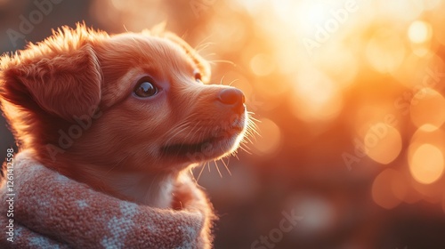 Person playing with a rescued puppy in a cozy home environment, showcasing pet