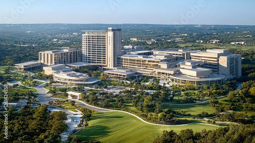 Modern Medical Center Campus: Architectural Marvel in Texas Hill Country