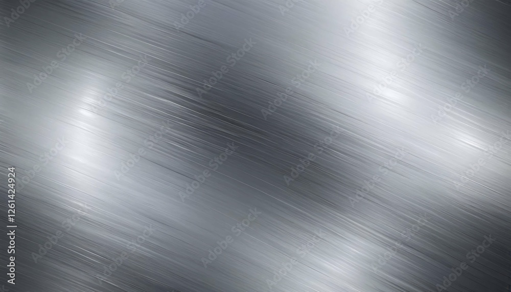 Brushed Silver Metal Texture with Soft Reflections Brushed Silver Metal Texture with Soft Reflections