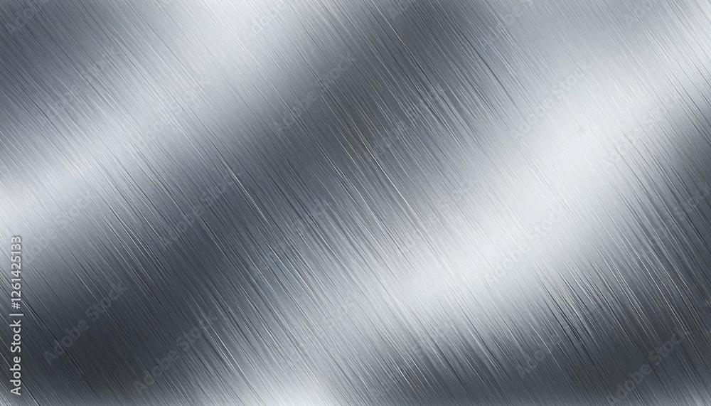 Brushed Silver Metal Texture with Soft Reflections Brushed Silver Metal Texture with Soft Reflections