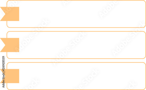 3 Point List Infographics