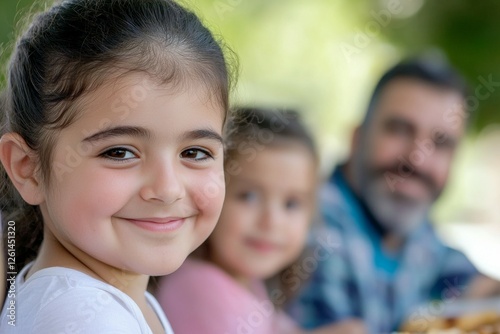 portrait of happy family