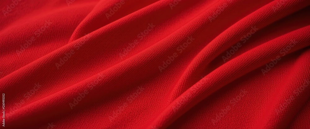 Elegant Texture of Flowing Deep Red Fabric for Fashion and Design Projects Elegant Texture of Flowing Deep Red Fabric for Fashion and Design Projects