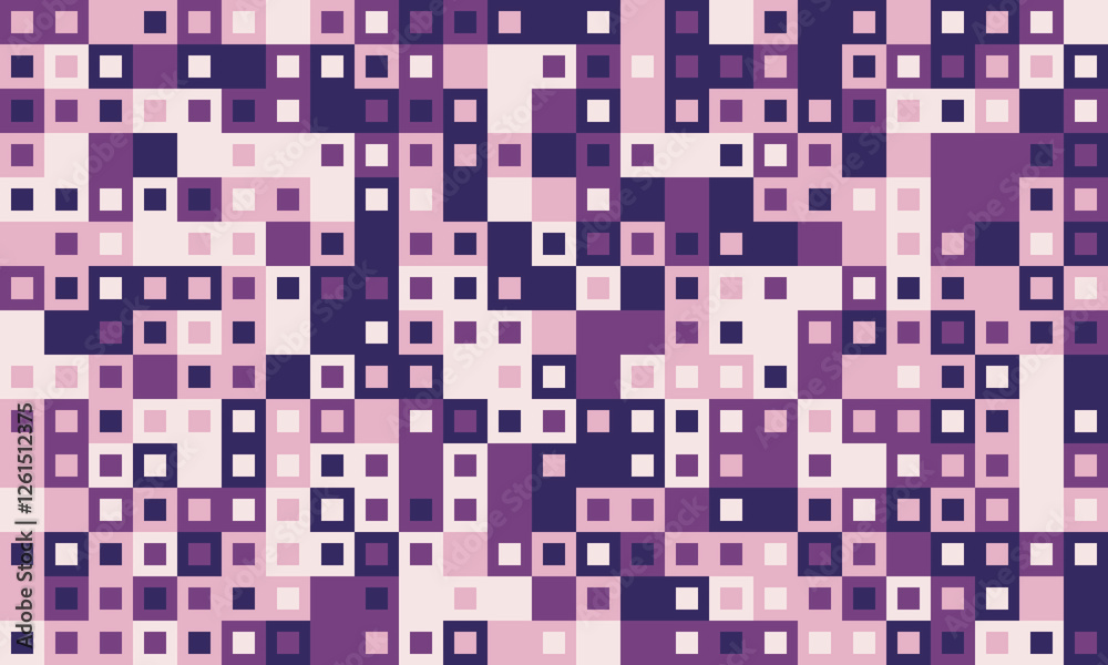 Fototapeta premium Colorful structured mosaic pattern, perfect for graphic textile designs, covers, or creative backgrounds with a touch of modern elegance.