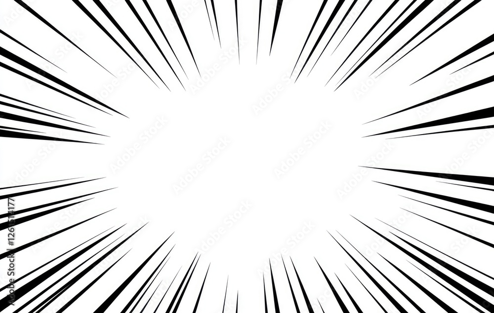 Abstract radial lines creating a burst or zoom effect with a central white space. Abstract radial lines creating a burst or zoom effect with a central white space.