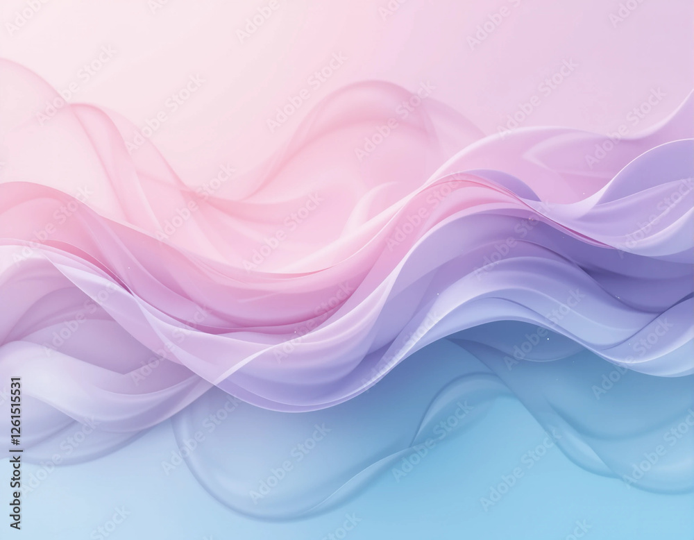 Soft Pastel Gradient Waves Abstract Background Soft Pastel Gradient Waves Abstract Background
