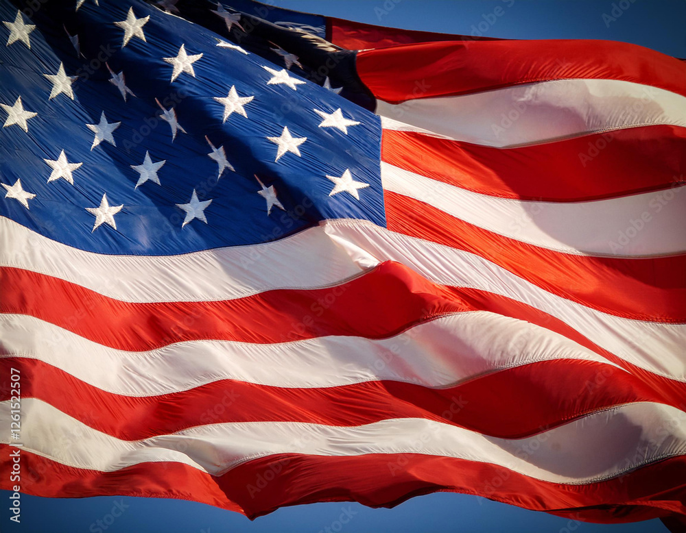 Fototapeta premium Image of the American Flag