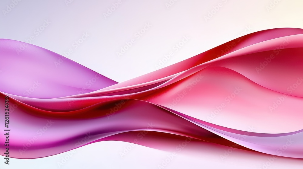 Abstract Pink and Red Wave Forms Design Abstract Pink and Red Wave Forms Design
