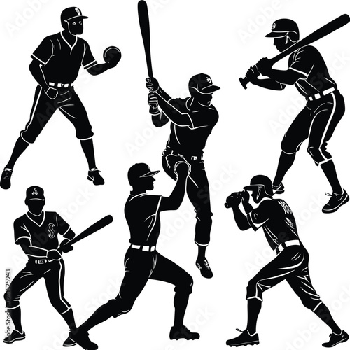 baseball player silhouette