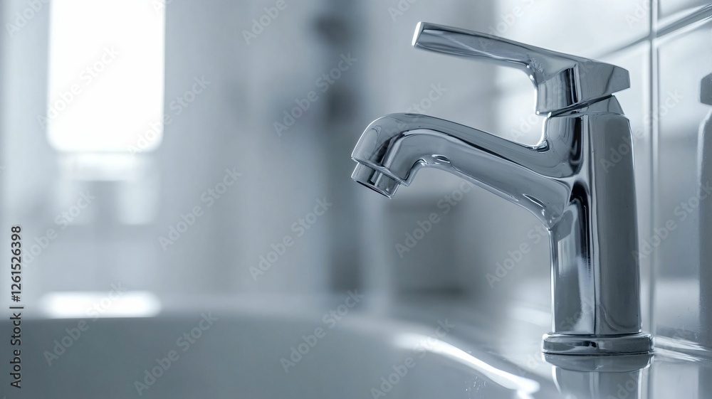 Sleek Modern Chrome Bathroom Faucet Clean Minimalist Design for Contemporary Baths Sleek Modern Chrome Bathroom Faucet Clean Minimalist Design for Contemporary Baths