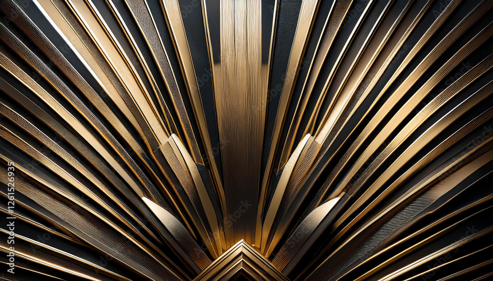 Obraz premium Close-Up of Art Deco Design