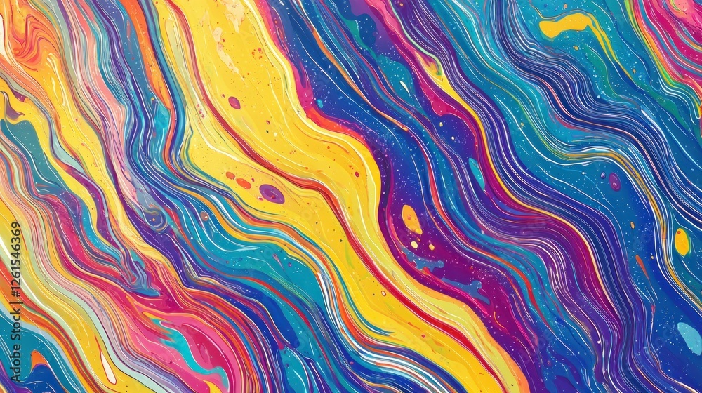Vibrant Abstract Swirls: A Symphony of Color Vibrant Abstract Swirls: A Symphony of Color