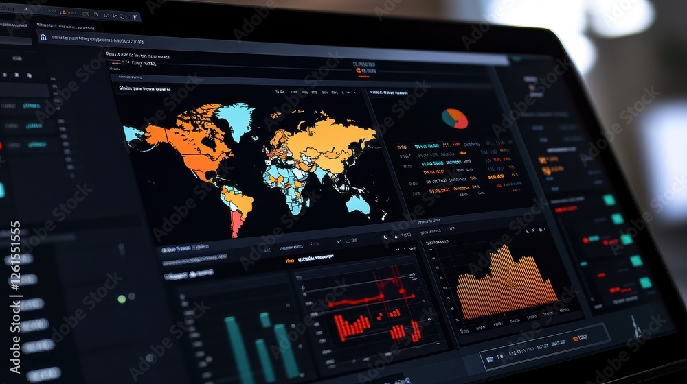 Interactive e-commerce dashboard analyzing global sales and deliveries. Interactive e-commerce dashboard analyzing global sales and deliveries.