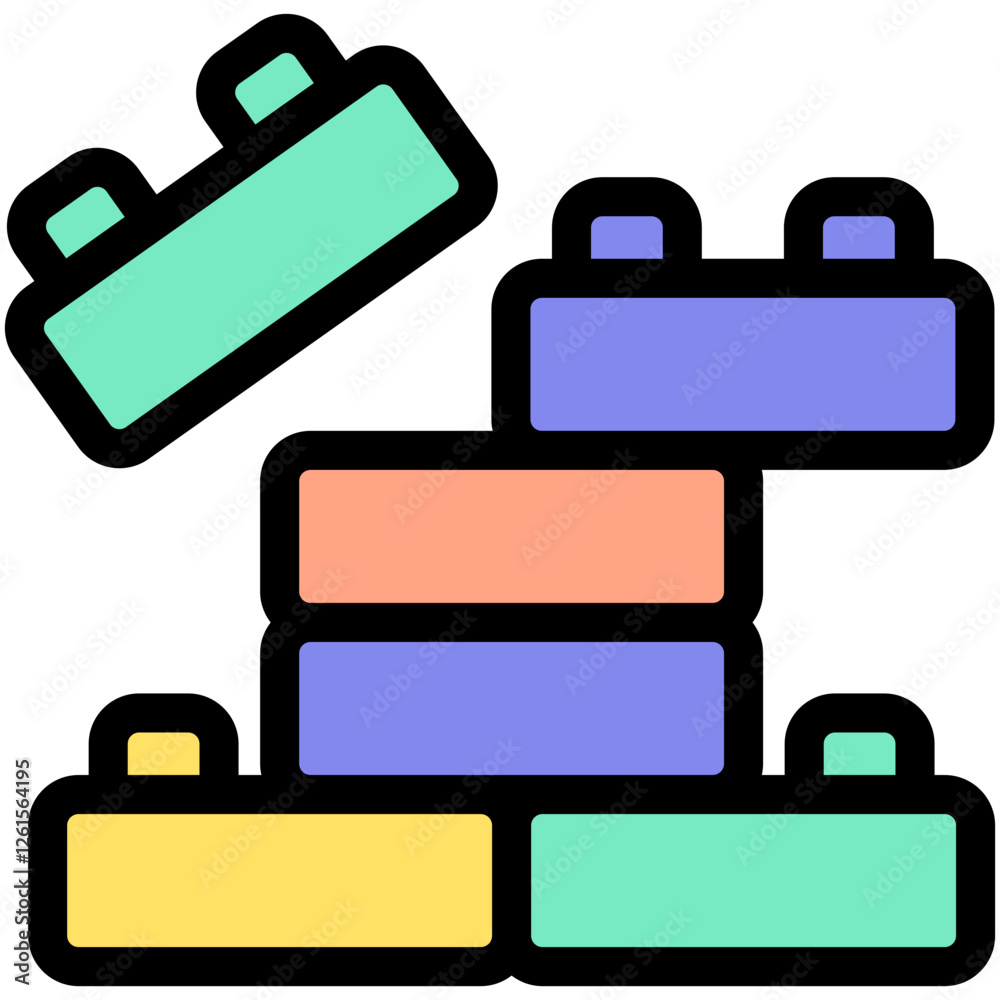 block toy icon block toy icon