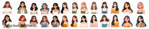 vector of a woman wearing fashionable clothes